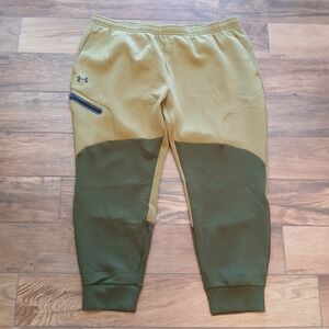 Under Armour Joggers Mens 3XL XXXL Green Loose Unstoppable Sweatpants 1379808